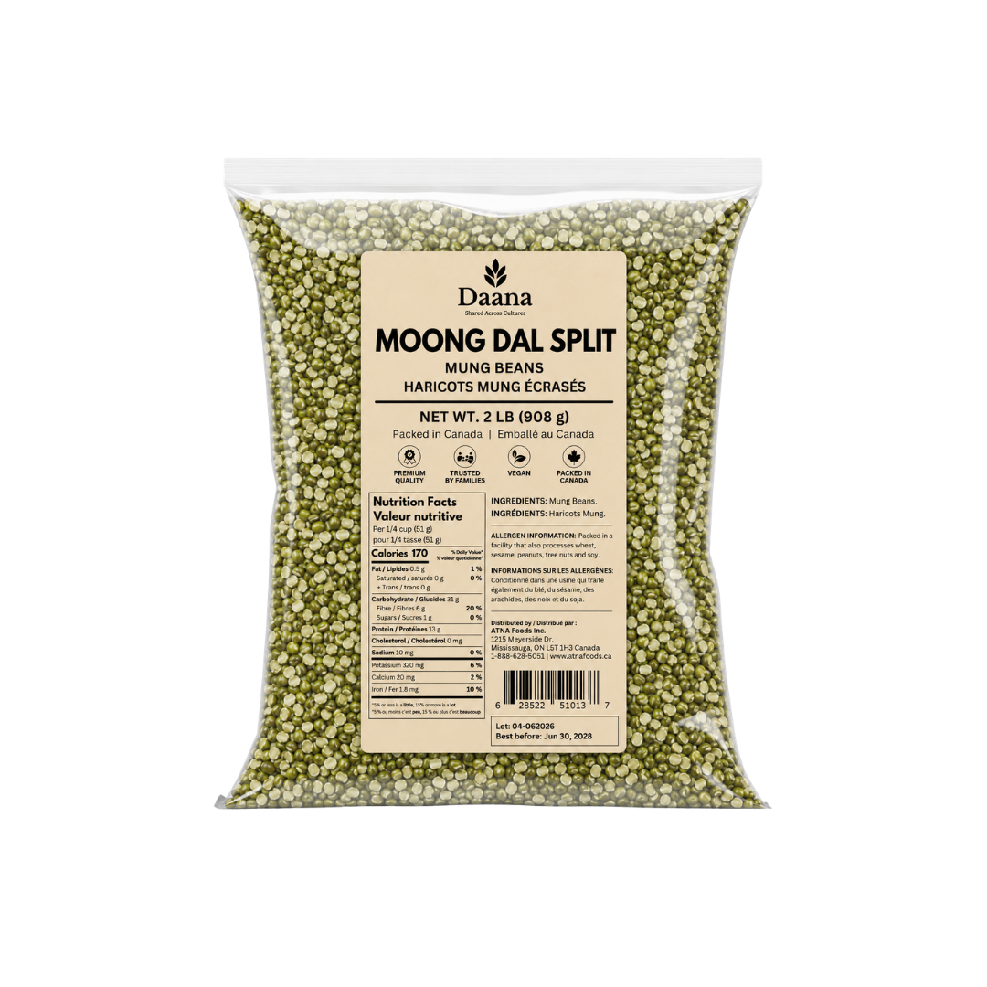 Daana Moong Daal Split (Chilka) - 20x2lbs