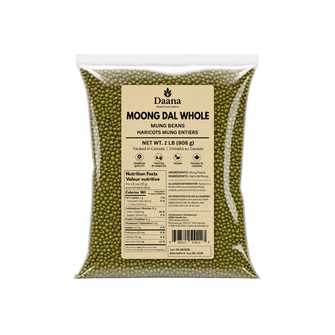 Daana Moong Daal Whole - 20x2lbs