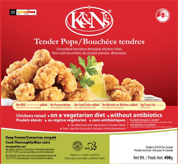 K&N's Tender Pops - 8x490g