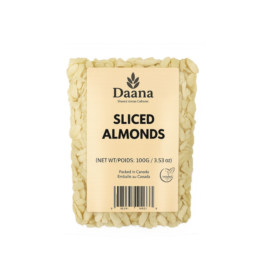 Daana Almond Sliced Balanched - 12x100g