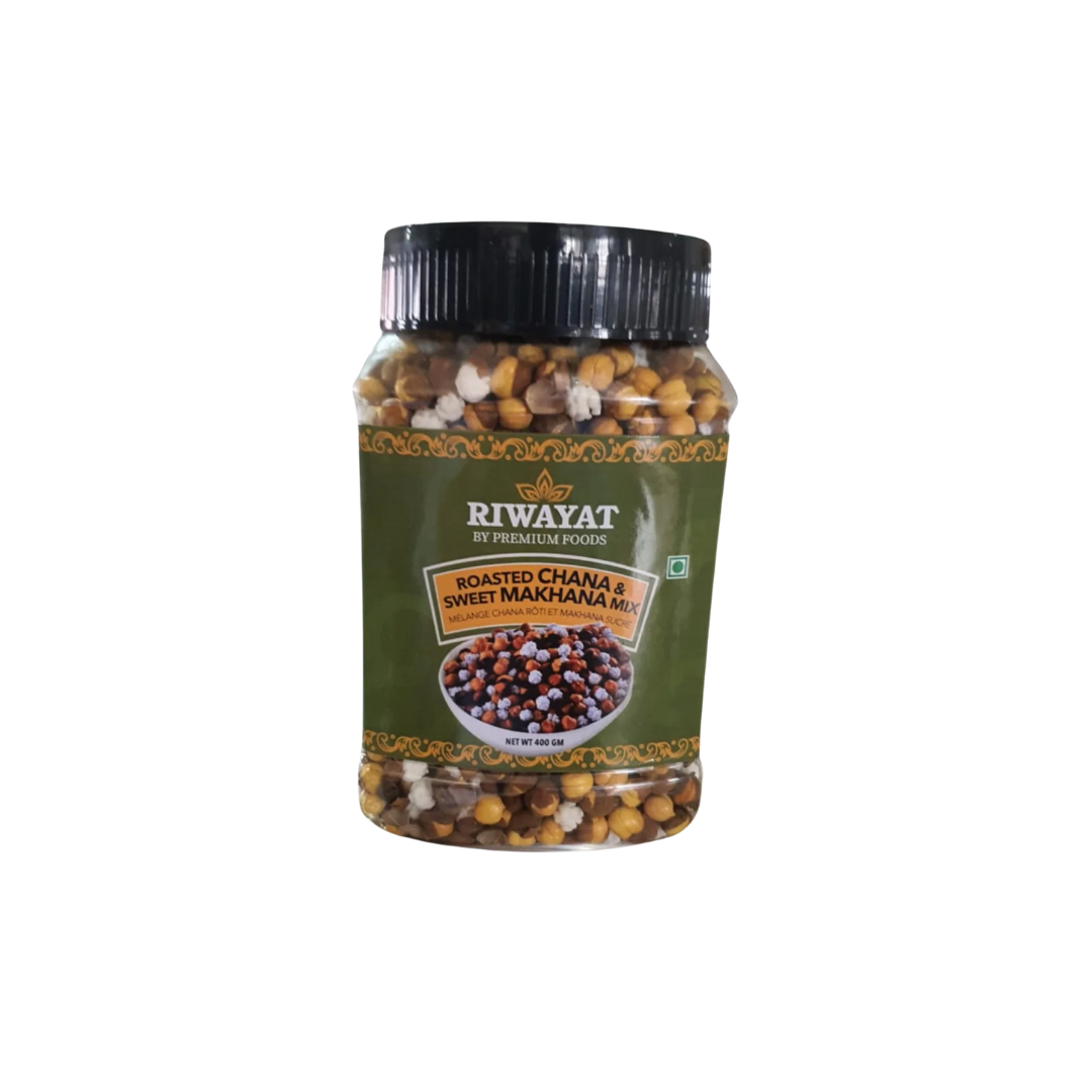 Riwayat Rosted Gram & Sweet Makhana (Jar) - 12x400g