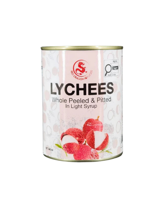 Red Dragon - Lychee Whole Peeled in Light Syrup - 24x540ml