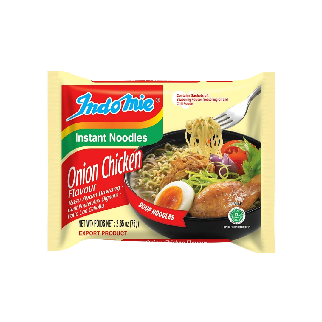 Indomie - Instant Noodles Onion Chicken Flavour - 6x5x75g
