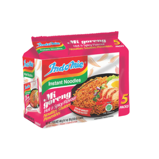 Indomie Mi Goreng - Instant Noodles - Hot & Spicy 6x5x80g