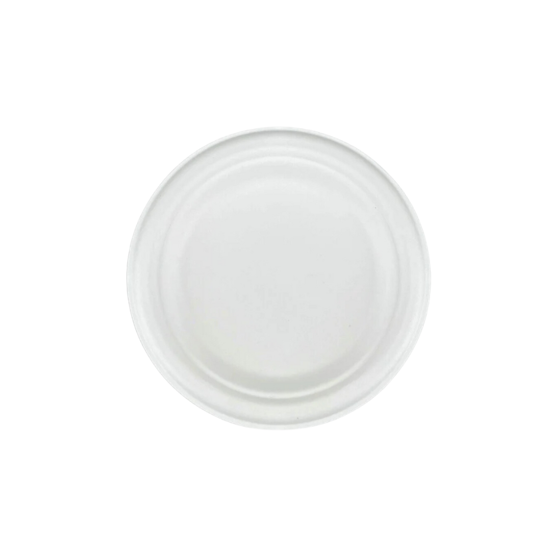 Eco-Craze - 6.75" Round Bagasse Plate - Retail Pack - 10x40ct