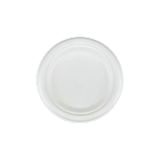 Eco-Craze - 6.75" Round Bagasse Plate - Retail Pack - 10x40ct