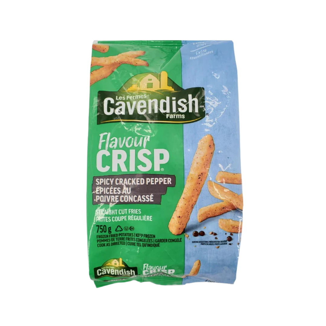 Cavendish - Straight Cut Fries - Spicy Retail - 25430 - 12x750g