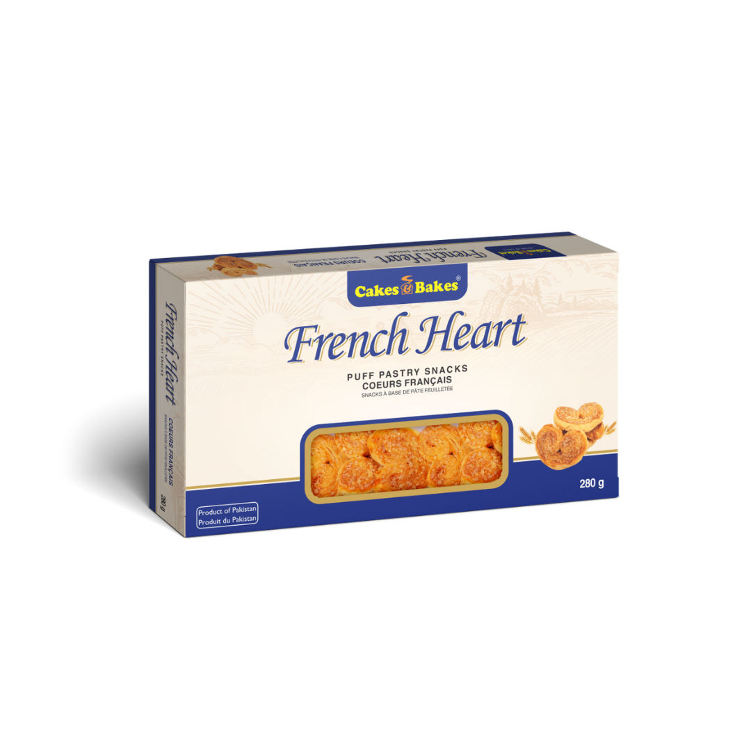 Cakes & Bakes French Hearts - 24x250g