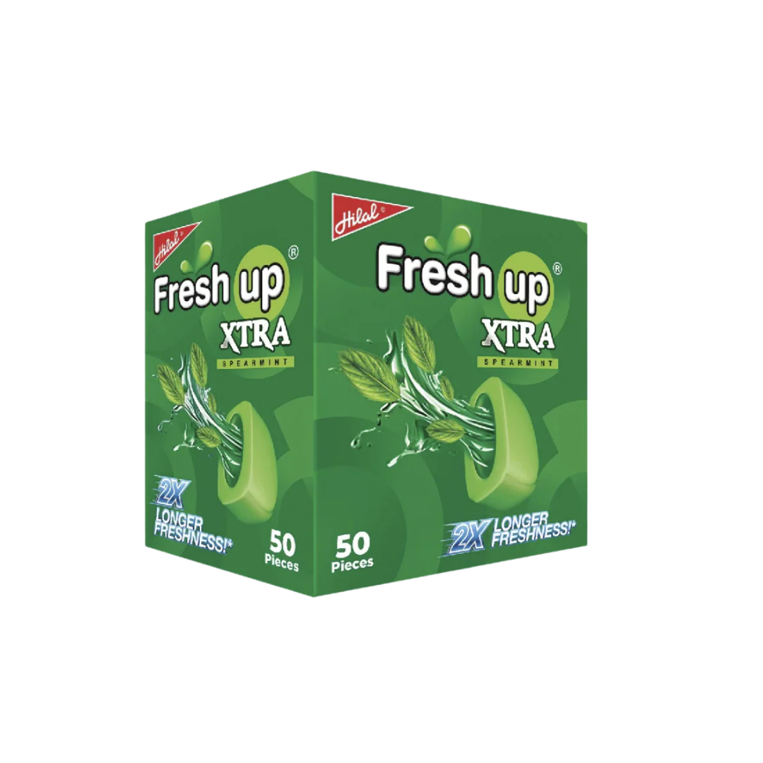 Hilal Fresh Up Xtra (Spearmint) - 18x50pcs