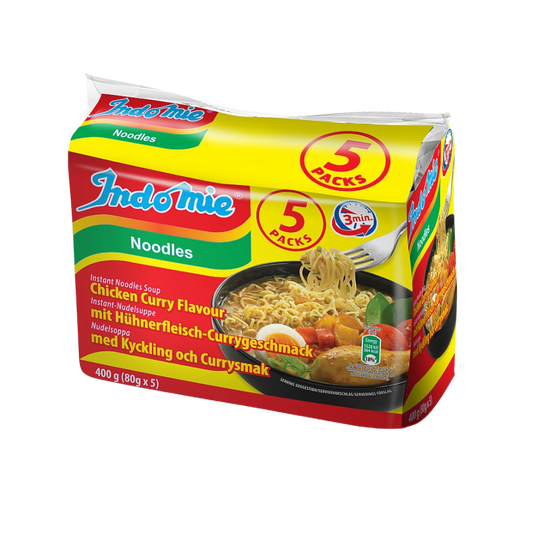 Indomie - Instant Noodles Chicken Curry - 6x5x80g