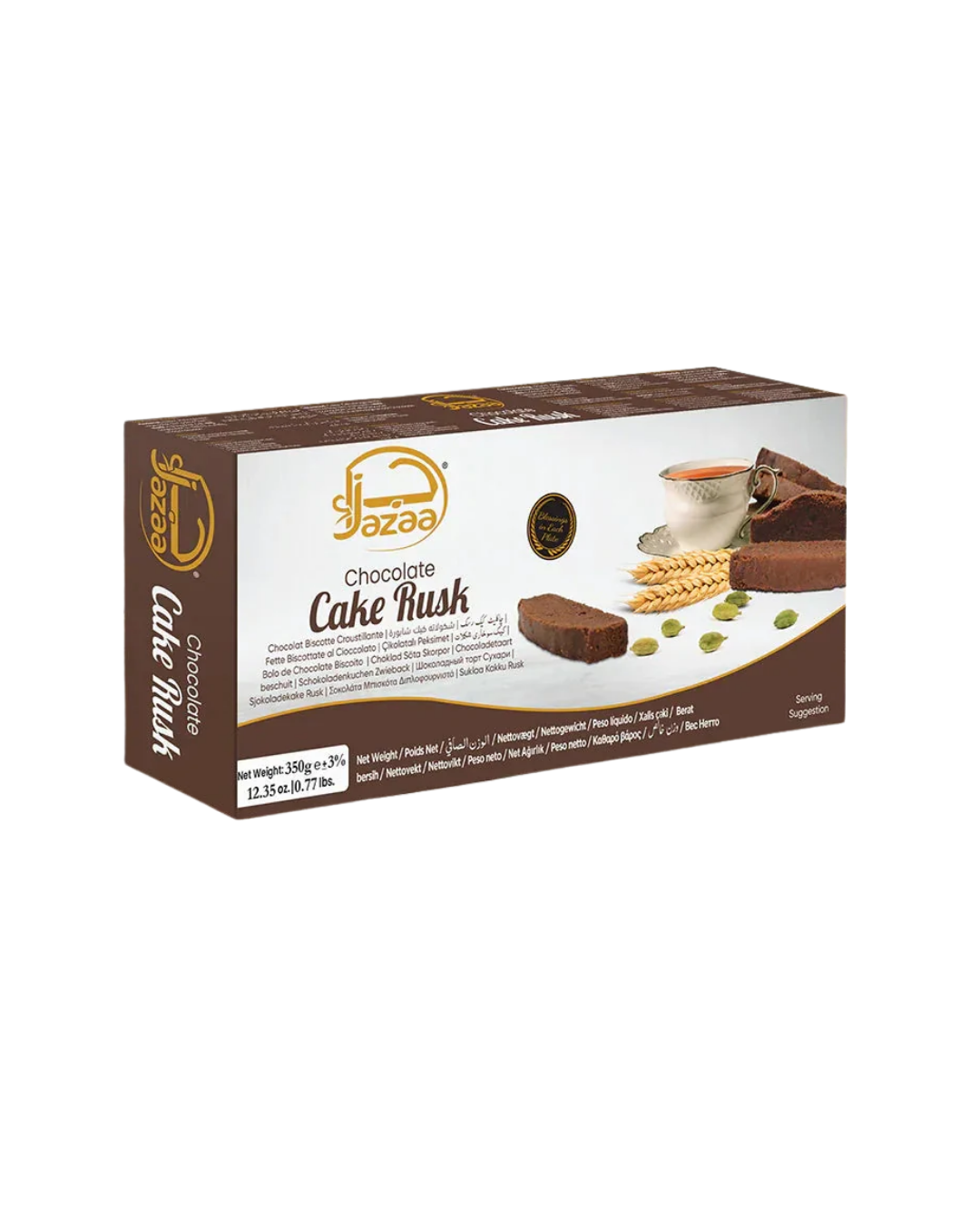 Jazaa Chocolate Cake Rusk - 24x350g