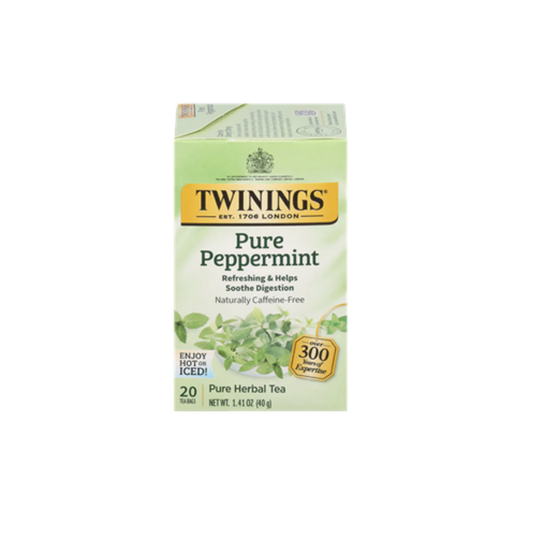 Twinnings Peppermint Herbal Tea - 6x20ctx40g