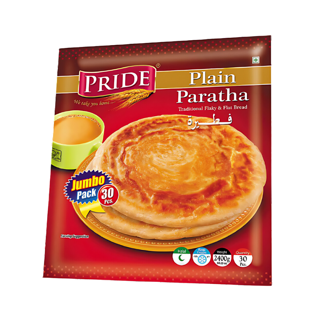 Pride Plain Paratha Jumbo Pack - 4X30pcs