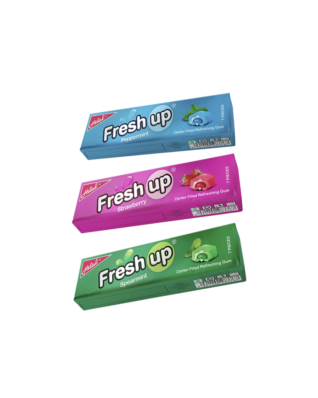 Hilal Fresh Up Stick Assorted - 3x18 sticks
