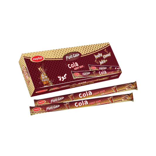 Mayfair Fruit Gala Chewy Rope Cola - 24x24x20g