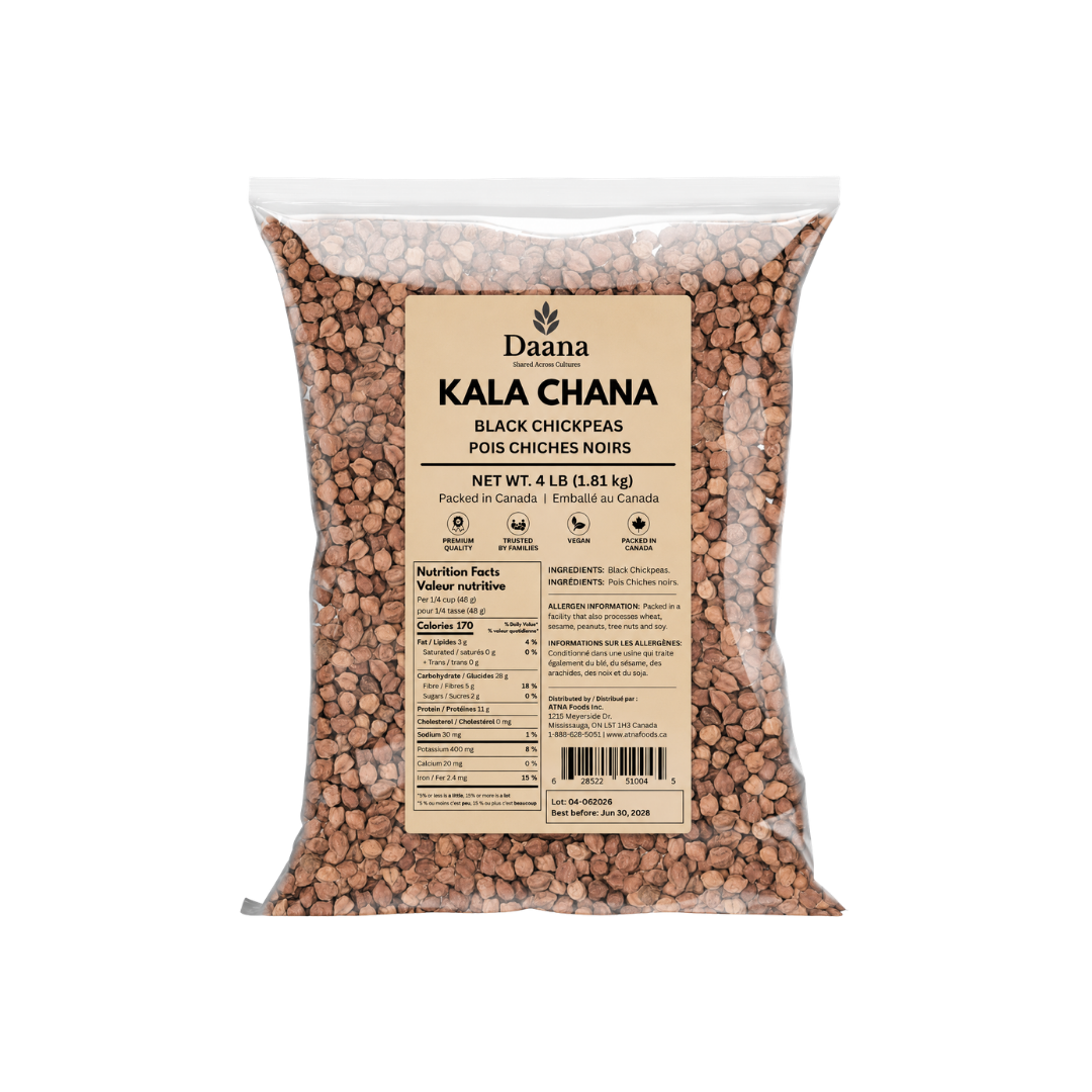 Daana Black Chick Peas (Kala Chana) - 10x4lb