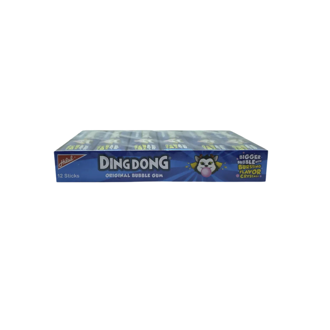 Hilal Ding Dong Bubble Gum Sticks - 12 sticks x 6 trays/box