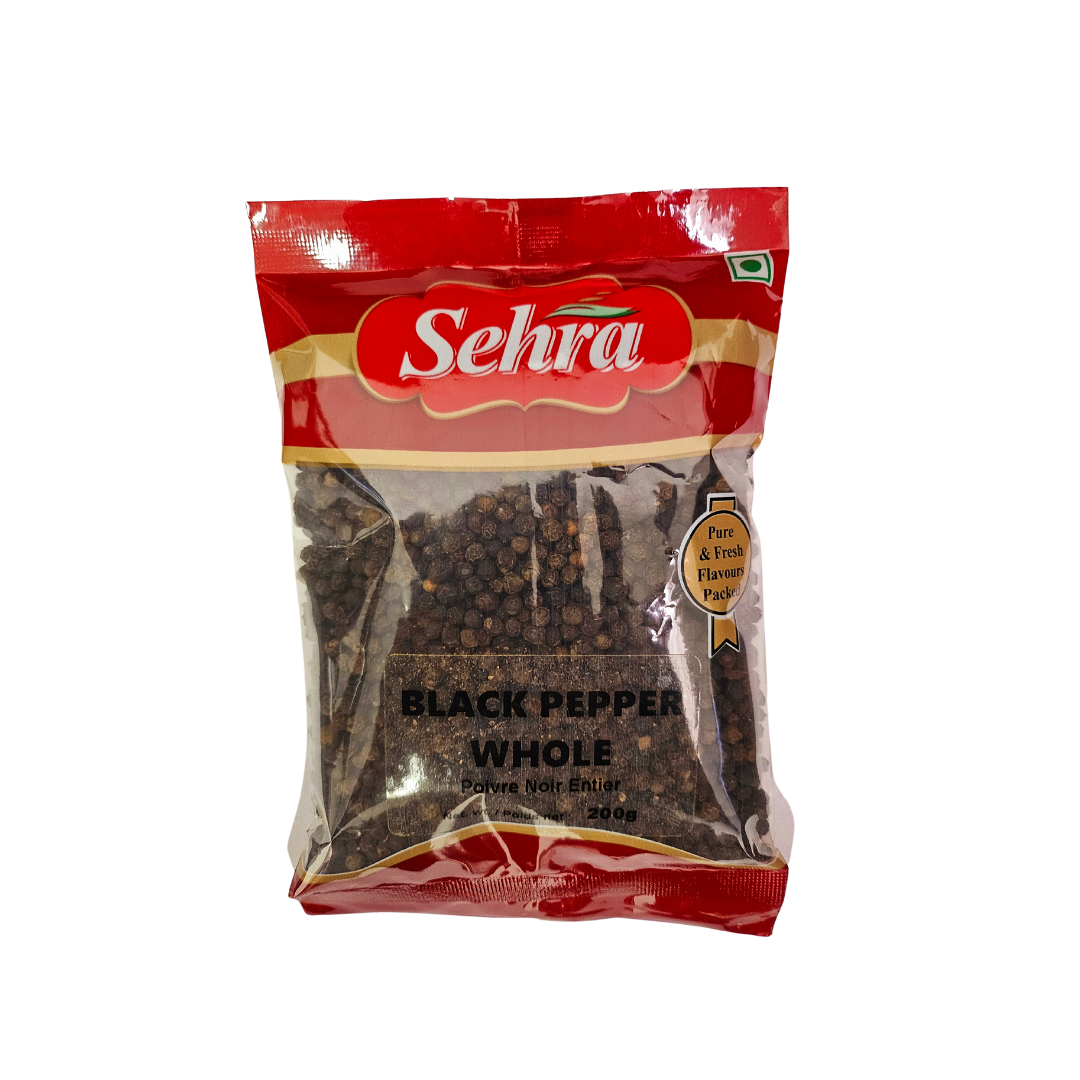 Sehra Black Pepper Whole - 24x200g