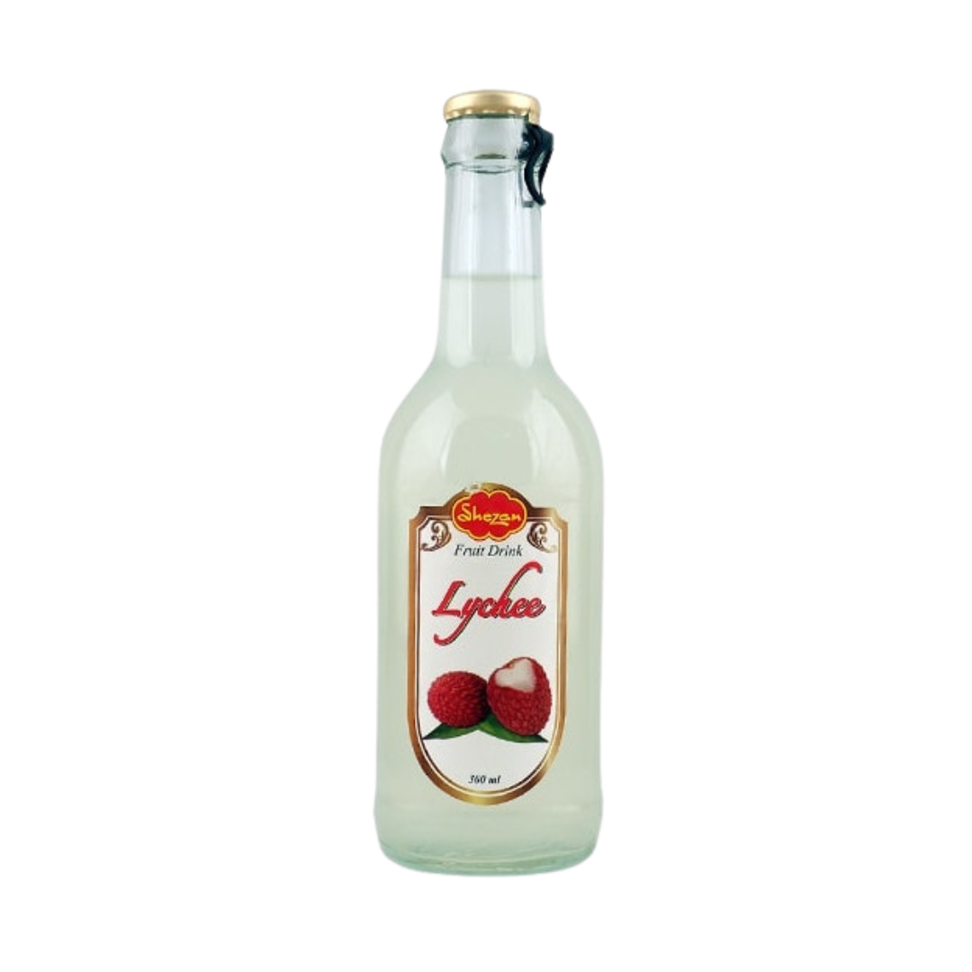 Shezan Lychee Glass Bottle - 24x250ml