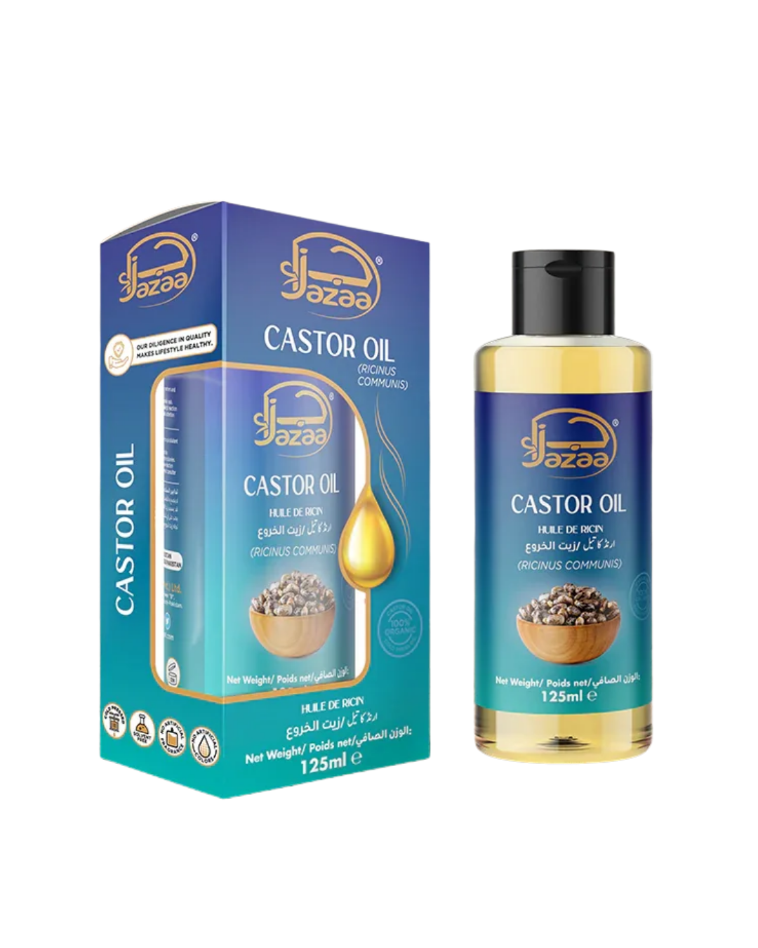 Jazaa Castor Oil - 24x125ml