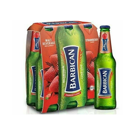 Barbican Strawberry Bottle - 4x6x330ml