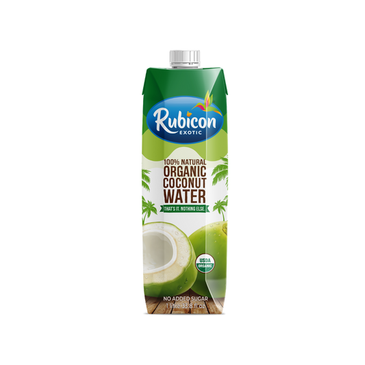 Rubicon 100% Natural Organic Coconut Water - 8x1L
