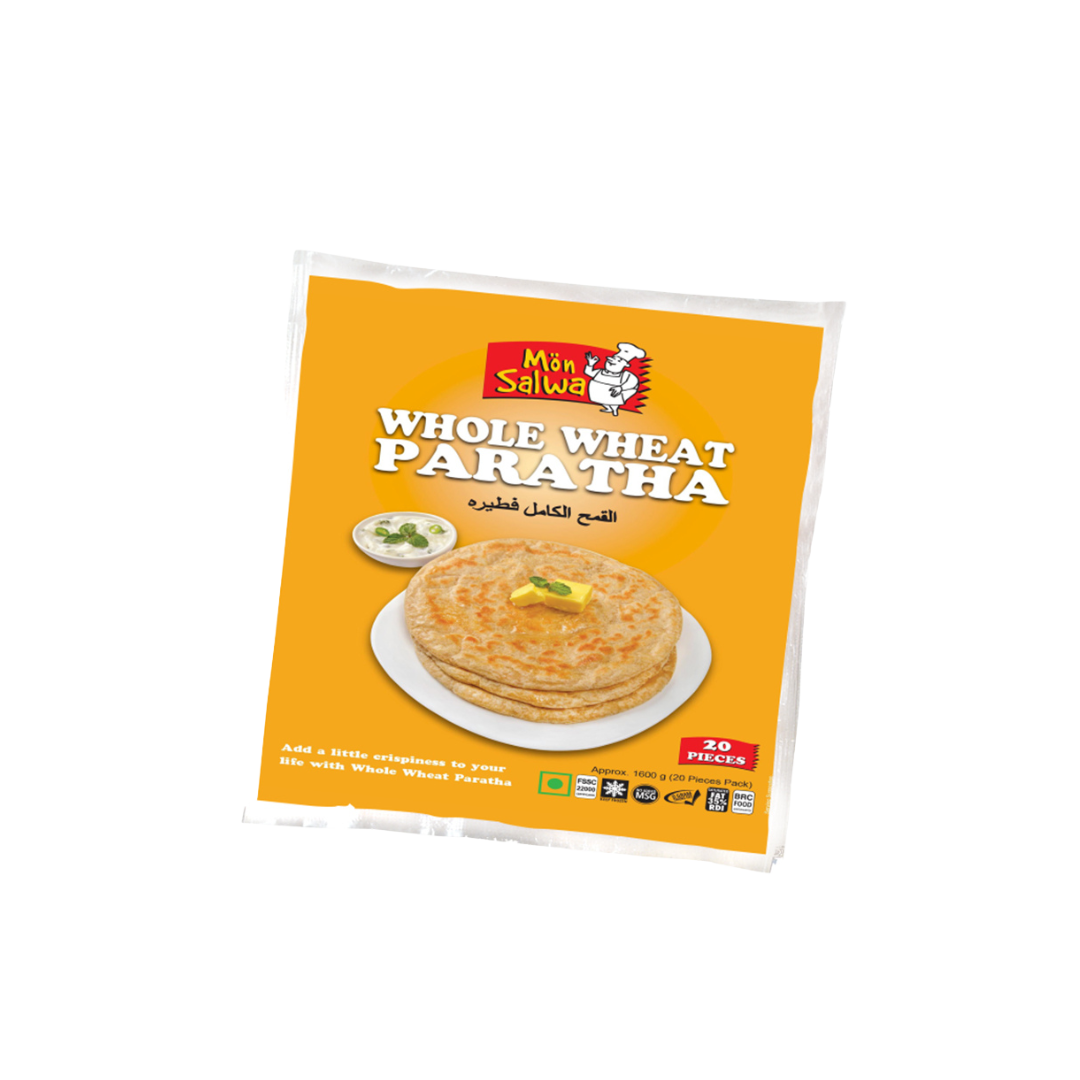 Mön Salwa Whole Wheat Paratha - 6X20pcs