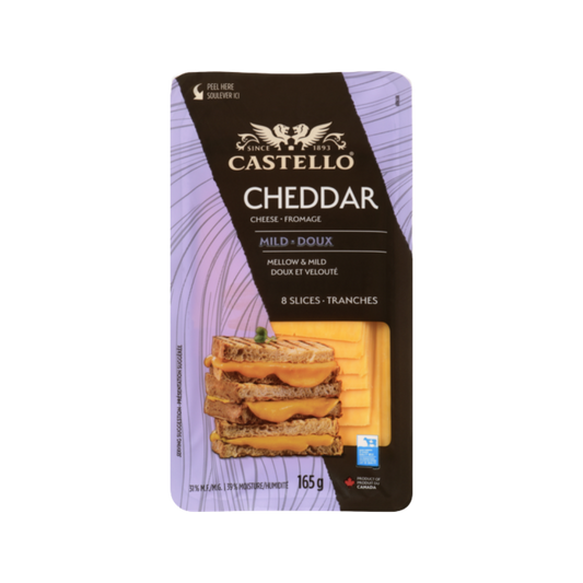 Castello Chedd Marble Sliced - 12x165g