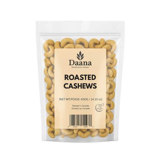 Daana Roasted Cashews W180 (Kaju) - 12x400g