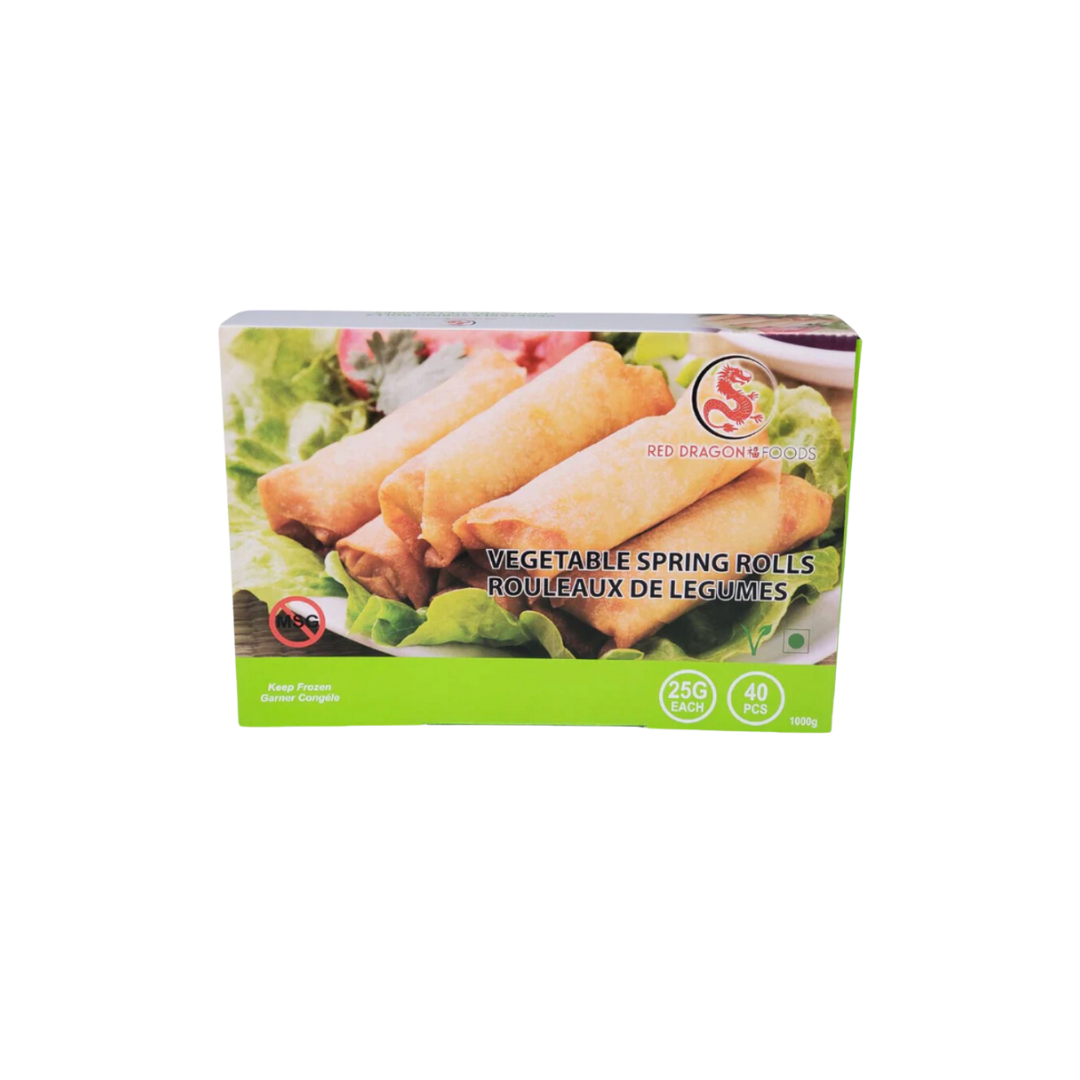 Red Dragon - Veggie Spring Roll (No MSG) - 10x40ctx25g