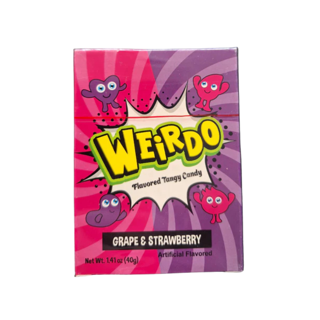 Sourleez Weirdo Strawberry & Grape - 24x40g