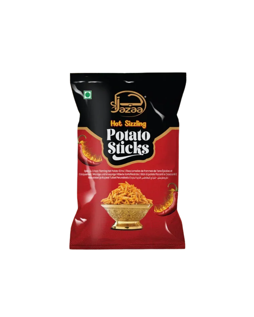Jazaa Hot Sizling Potato Sticks - 24x200g