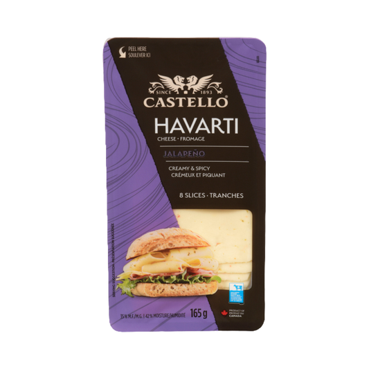 Castello Jalapeno Havarti Sliced - 12x165g