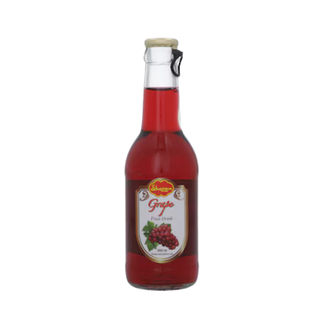 Shezan Grape Glass Bottle - 24x250ml