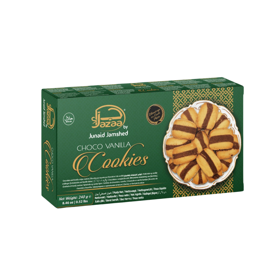 Jazaa Cookies Chocolate Vanilla - 24x240g