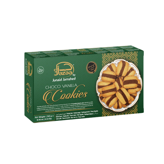 Jazaa Cookies Chocolate Vanilla - 24x240g