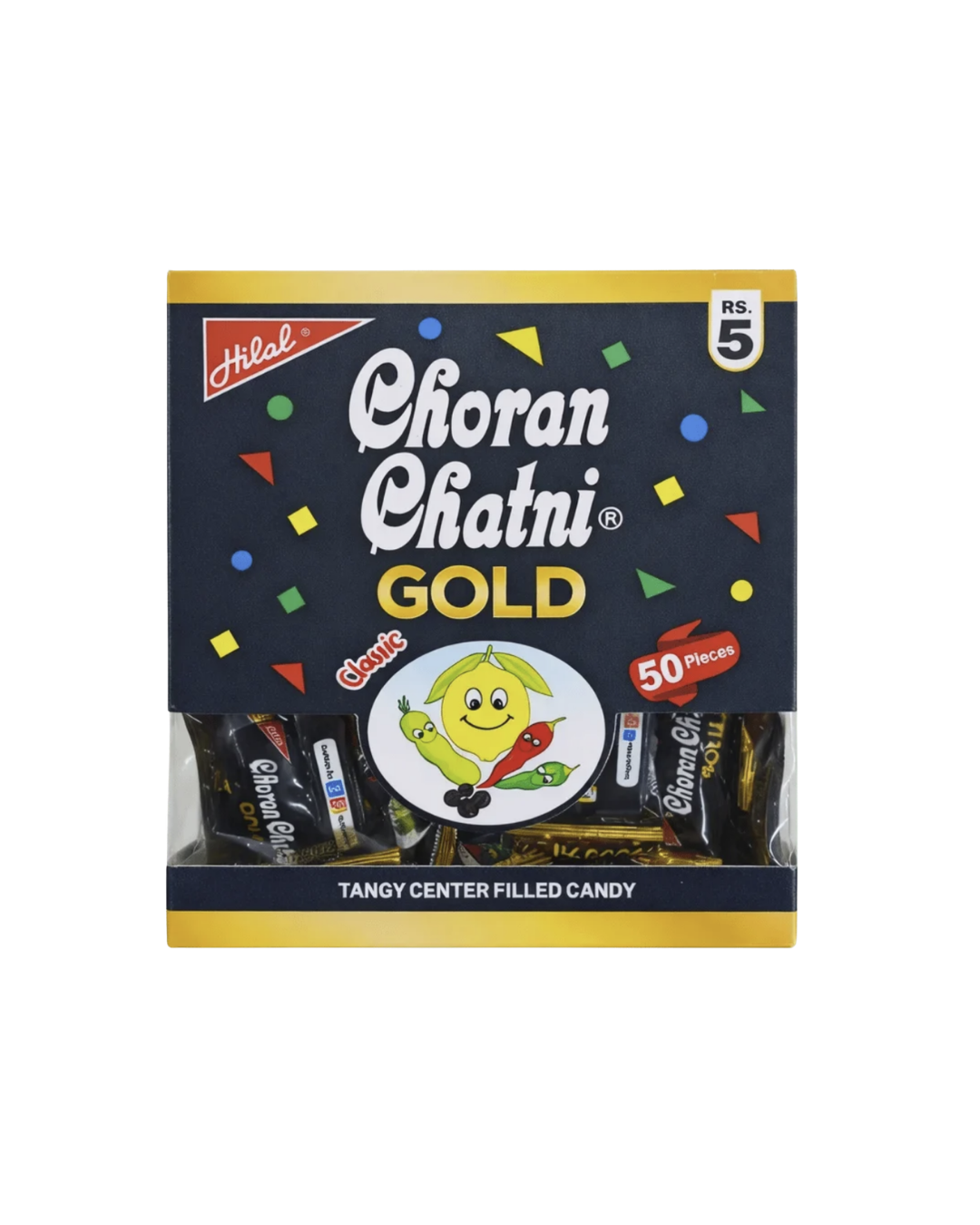 Hilal Choran Chutni Candy Gold - 50pcsX18box