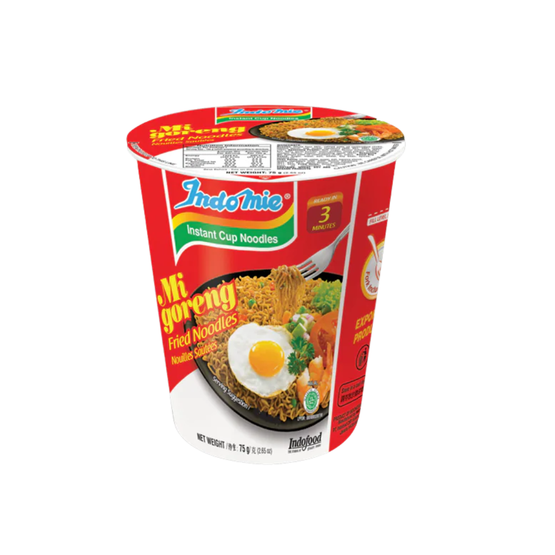 Indomie Mi Goreng - Instant Noodles - Cup 12x75g