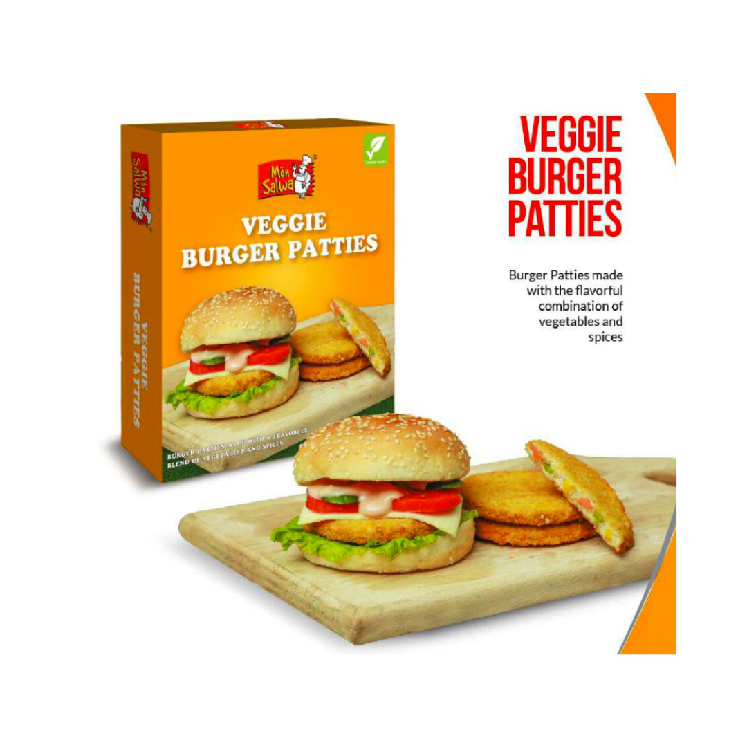 Mön Salwa Veggie Burger Patties - 14x14pcs (550g)