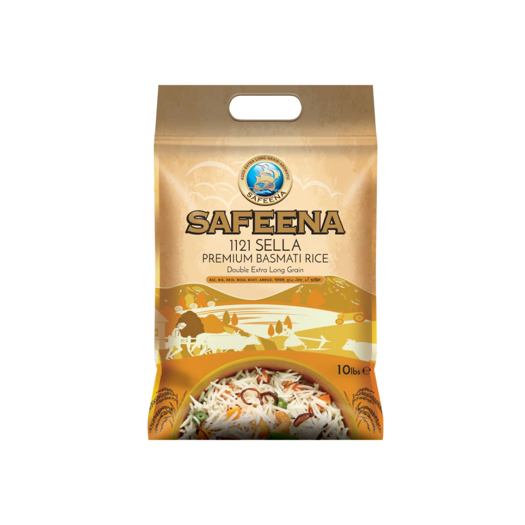 Safeena 1121 Sella Premium Basmati Rice - 10lbs