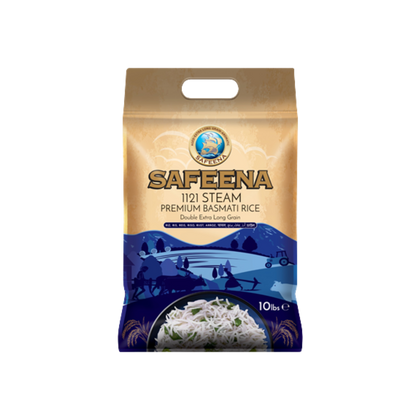 Safeena 1121 Steam Premium Basmati Rice - 4x10lbs