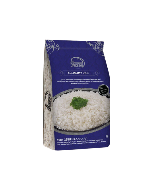 Jazaa Economy Basmati Rice Long Grain - 4x10lbs (Blue)
