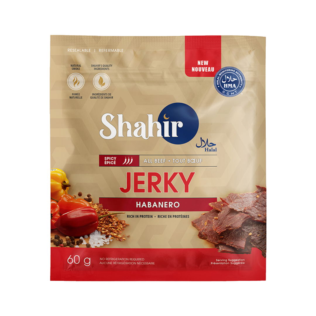 Shahir Beef Jerky Habanero - 12x60g