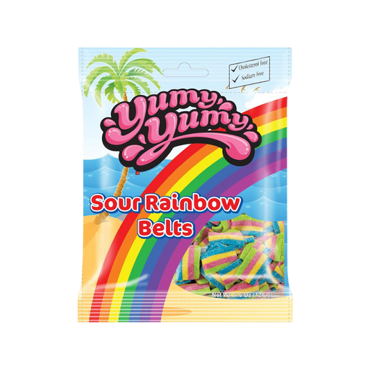 YumyYumy - Sour Rainbow Belts - 12x128g