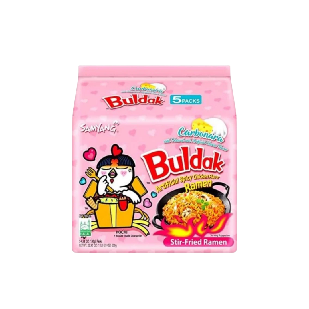 Samyank Buldak Multi Carbonara (Pink) - 8x5x140g