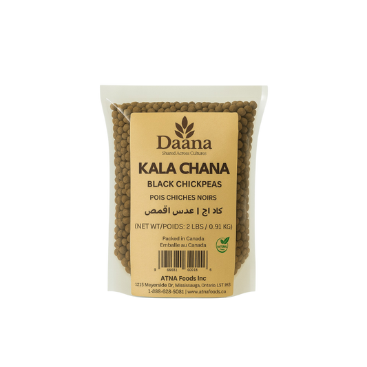 Daana Black Chick Peas (Kala Chana) - 20x2lb