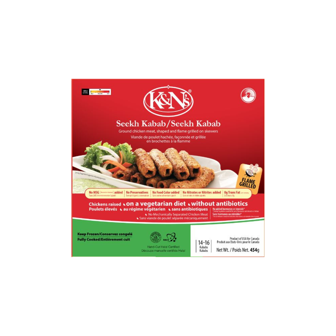 K&N's Seekh Kabab - 8x454g