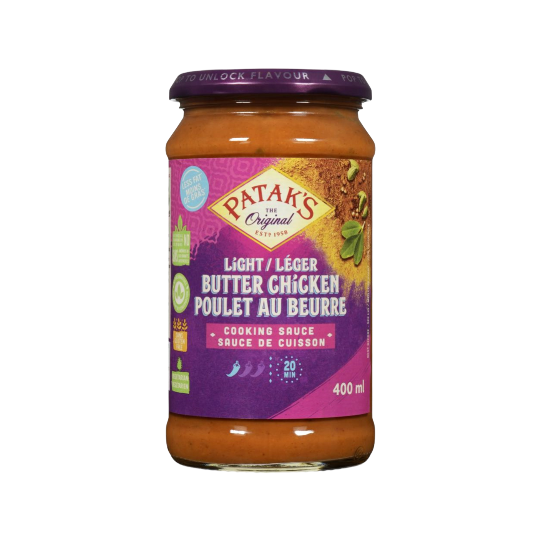 Pataks Lt Butter Chicken Sauce - 6x400ml