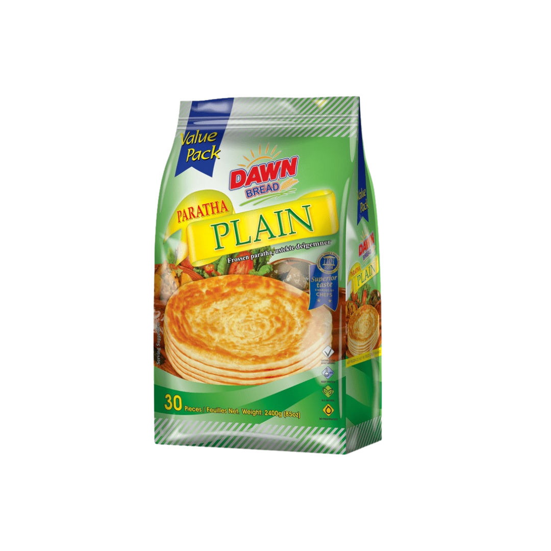 Dawn Plain Paratha (Green Pack) - 4x30pcs (2400g)