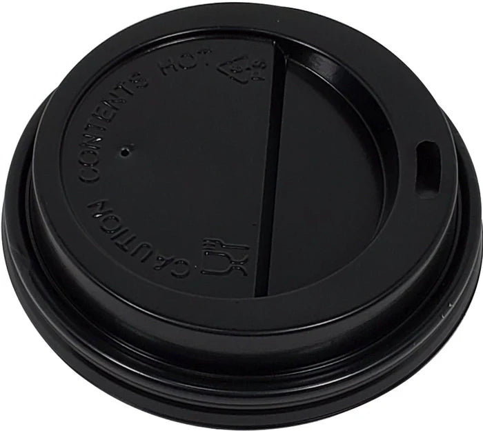 Morning Dew - White/Dome Lids for 8oz Hot Cup - 20x50ct